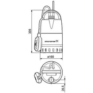 Насос Grundfos Unilift CC-5-A1 дренажный (ГРУНДФОС) Насос Grundfos Unilift CC-5-A1 дренажный (ГРУНДФОС)