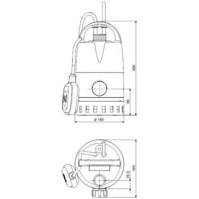 Насос Grundfos Unilift CC-9-M1 дренажный Насос Grundfos Unilift CC-9-M1 дренажный