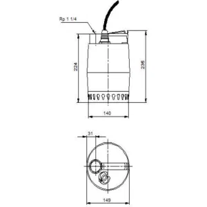 Насос Grundfos Unilift CC-9-A1 дренажный (ГРУНДФОС) Насос Grundfos Unilift CC-9-A1 дренажный (ГРУНДФОС)