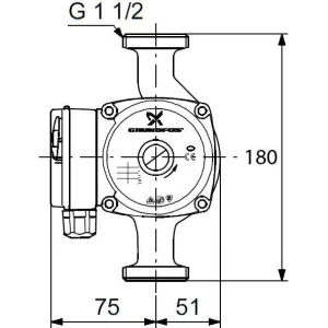Насос Grundfos UPS 25-40 180 циркуляционный (ГРУНДФОС) Насос Grundfos UPS 25-40 180 циркуляционный (ГРУНДФОС)