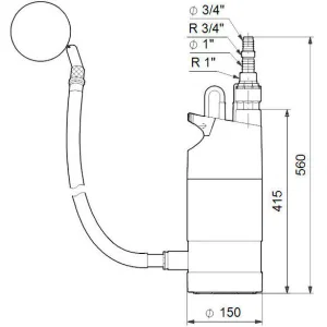 Насос Grundfos SB 3-35 AW колодезный (ГРУНДФОС) Насос Grundfos SB 3-35 AW колодезный (ГРУНДФОС)
