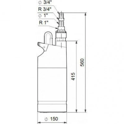 Насос Grundfos SB 3-45 M колодезный Насос Grundfos SB 3-45 M колодезный
