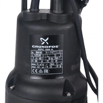 Насос Grundfos KPC 300 A ( 0.35 квт , поплавковый выключатель) дренажный Насос Grundfos KPC 300 A ( 0.35 квт , поплавковый выключатель) дренажный