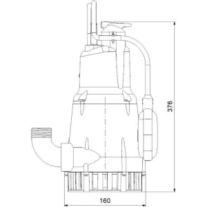 Насос Grundfos KPC 600 A дренажный (ГРУНДФОС) Насос Grundfos KPC 600 A дренажный (ГРУНДФОС)