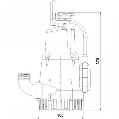 Насос Grundfos KPC 600 A дренажный Насос Grundfos KPC 600 A дренажный