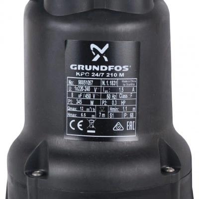 Насос Grundfos KPC 24/7 210 дренажный Насос Grundfos KPC 24/7 210 дренажный