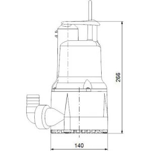 Насос Grundfos KPC 24/7 210 дренажный (ГРУНДФОС) Насос Grundfos KPC 24/7 210 дренажный (ГРУНДФОС)