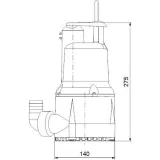 Насос Grundfos KPC 24/7 270 дренажный