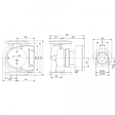 Насос Grundfos MAGNA1 32-120 F 220 циркуляционный Насос Grundfos MAGNA1 32-120 F 220 циркуляционный