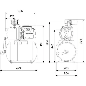 Насос Grundfos JP 4-47 PT-H насосная станция (ГРУНДФОС) Насос Grundfos JP 4-47 PT-H насосная станция (ГРУНДФОС)