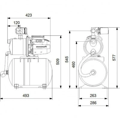 Насос Grundfos JP 5-48 PT-H насосная станция Насос Grundfos JP 5-48 PT-H насосная станция